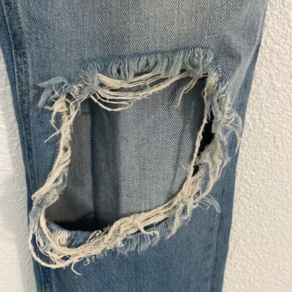 NWT- FREE PEOPLE- Maggie Mid Rise Straight Leg Jeans- Size 26/ US 2 - Picture 16 of 16